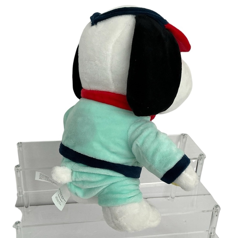 Snoopy Pickleball Plush Stuffed Toy Pickleball Outfit Visor Paddle and Ball 11” - Picture 3 of 15